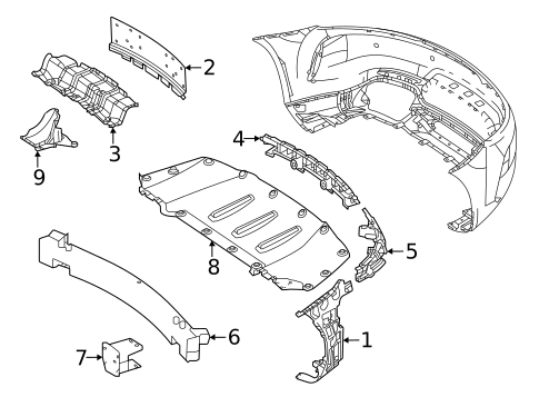 Bumper & Components - Rear for 2017 Mercedes-Benz AMG GT #1
