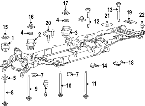 Frame & Components for 2024 Ford F-450 Super Duty #1