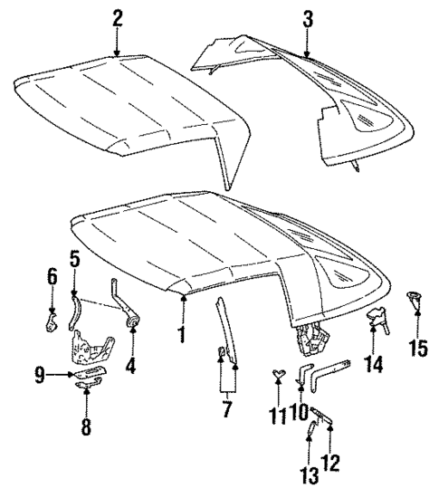 Cover & Components for 1993 Mercedes-Benz 300SL #0