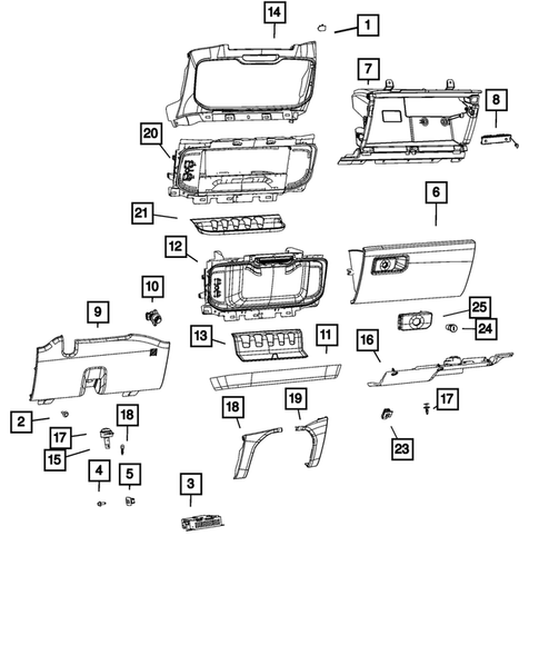 Instrument Panel for 2020 Ram 3500 #3