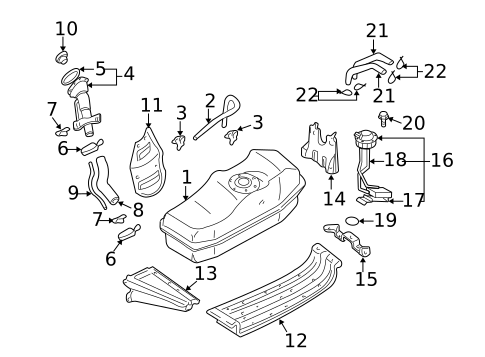 Fuel System Components for 2003 Nissan Frontier #0