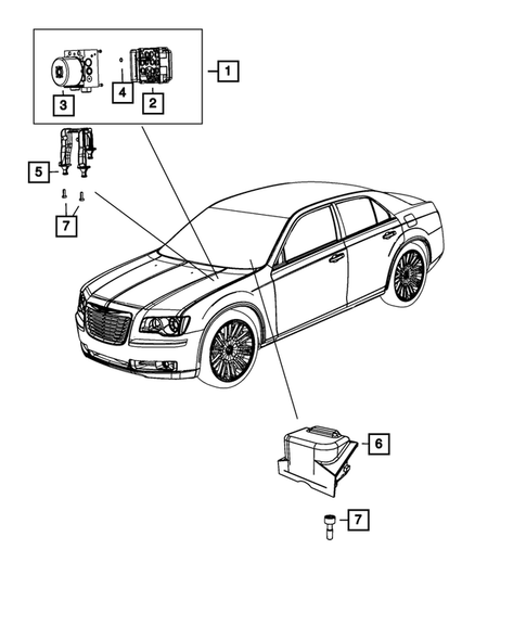 Keys, Modules and Engine Controllers for 2011 Chrysler 300 #3