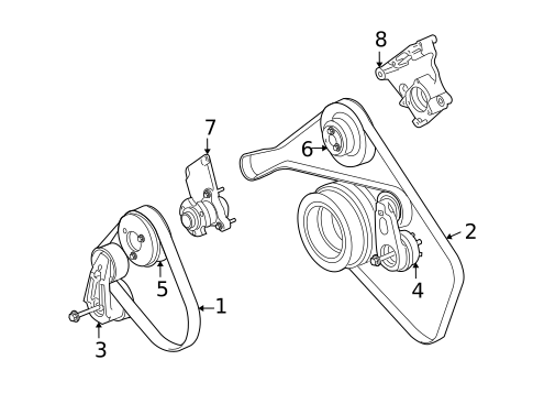 Belts & Pulleys for 2009 Land Rover Range Rover #0