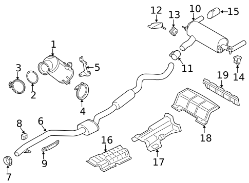 Exhaust Components for 2018 BMW 340i GT xDrive #0