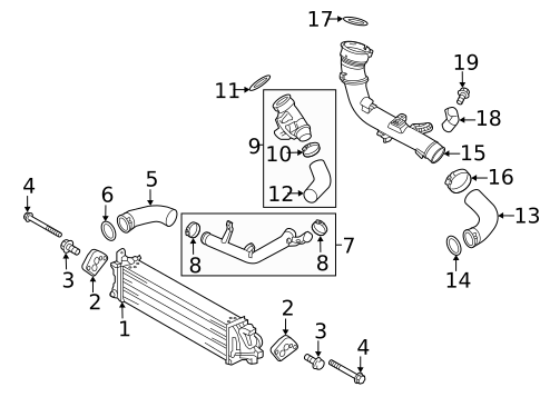 Intercooler for 2017 Volvo S60 Cross Country #3
