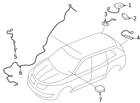 Antenna & Radio for 2019 Lincoln Nautilus #0