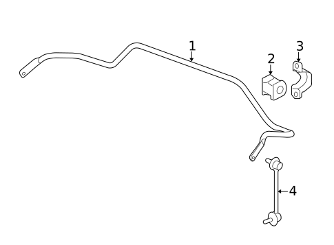 Stabilizer Bar & Components for 2019 Honda Pilot #2