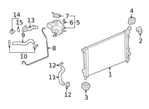 Cooling System for 1988 Pontiac 6000 #2