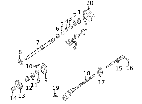 Shaft & Internal Components for 1999 Mazda B4000 #0