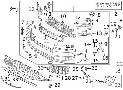 Bumper & Components - Front for 2015 Audi S8 #0