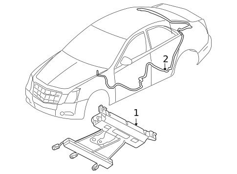 Antenna & Radio for 2012 Cadillac CTS #2