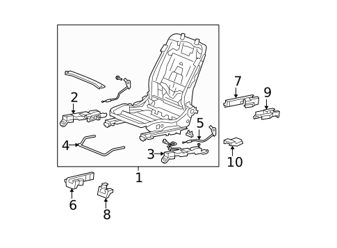 Tracks & Components for 2008 Honda Accord #6