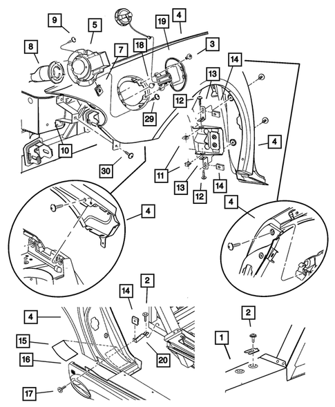Aperture Panel and Pillar Supports for 2008 Dodge Viper #0