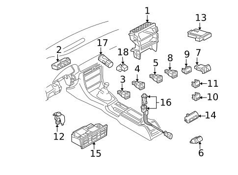 Switches for 2007 Audi A4 Quattro #1