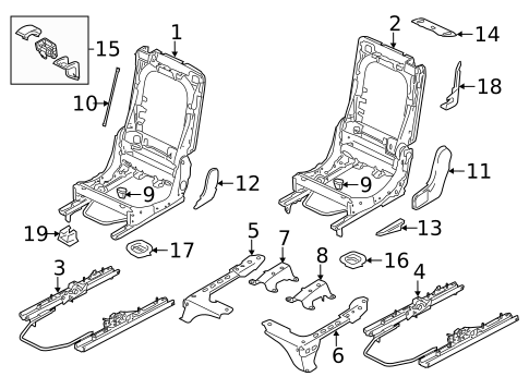 Second Row Seats for 2013 Audi Q7 #3