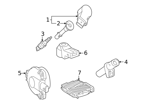 IGNITION SYSTEM for 2009 Mercedes-Benz G550 #2