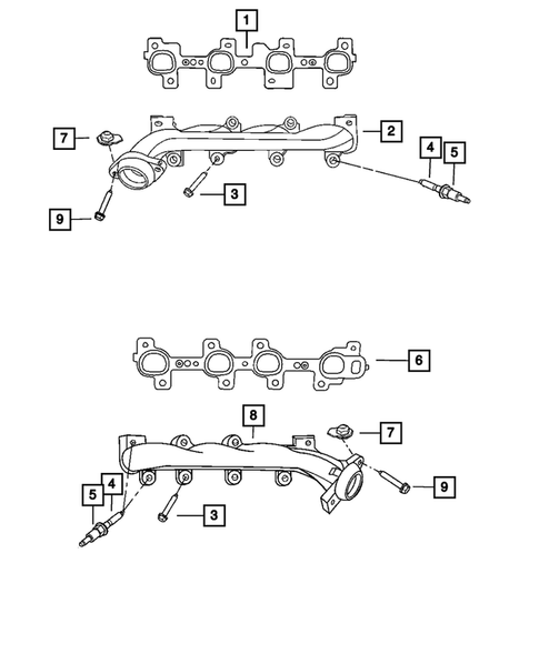 Manifolds for 2007 Dodge Ram 1500 #1