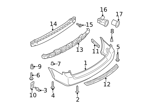 Parking Aid for 2007 Nissan Quest #2