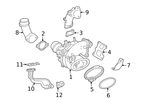 Turbo Charger for 2020 Lexus NX300 #0