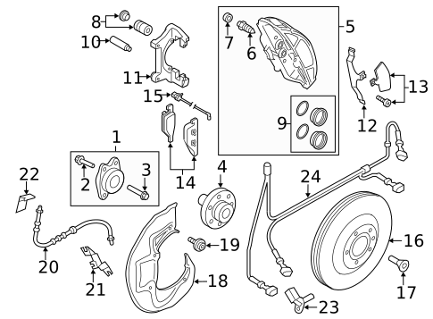 Rear Brakes for 2017 Audi Q5 #2