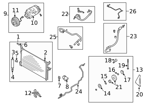 Hoses & Pipes for 2006 INFINITI FX35 #0