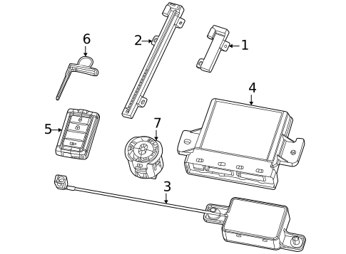 Keyless Entry Components for 2024 Jeep Wagoneer L #0