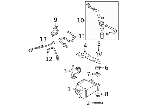 Powertrain Control for 2008 Subaru Forester #1