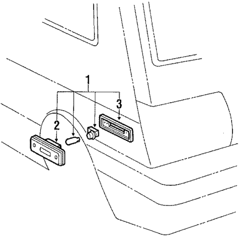 Side Marker Lamps for 1988 Toyota Corolla #0
