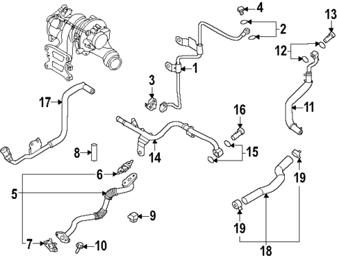 Turbo Charger for 2025 Hyundai Santa Fe #0