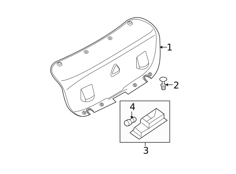 Interior Trim - Trunk for 2009 BMW 335i #1