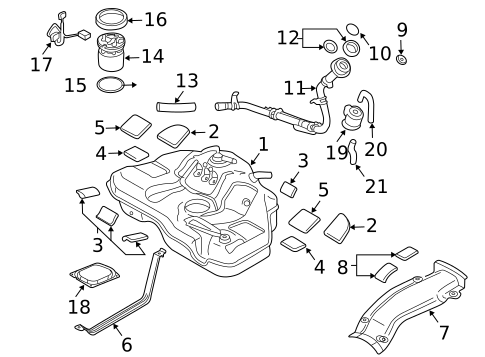 Gaskets & Sealing Systems for 2003 Mazda 6 #1