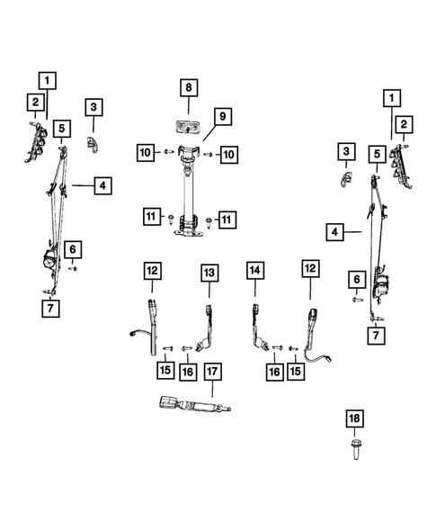 Seat Belts for 2021 Ram 3500 #3
