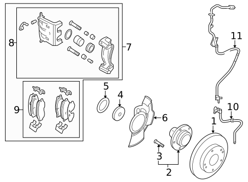 Anti-Lock Brakes for 2013 Hyundai Tucson #0