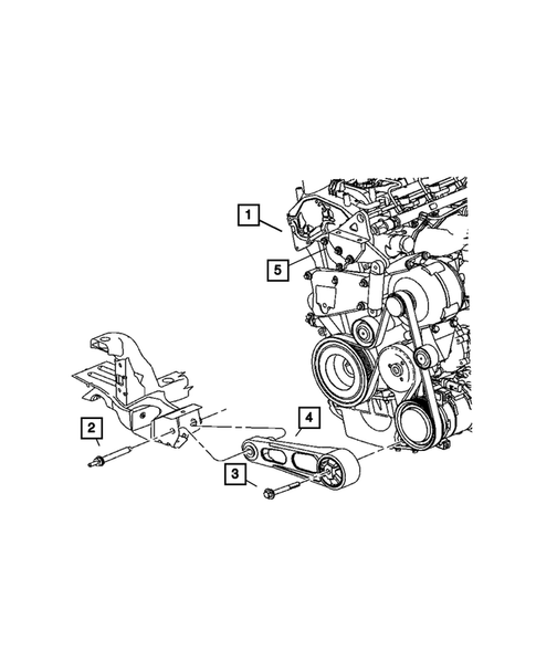 Engine Mounting for 2006 Chrysler PT Cruiser #9