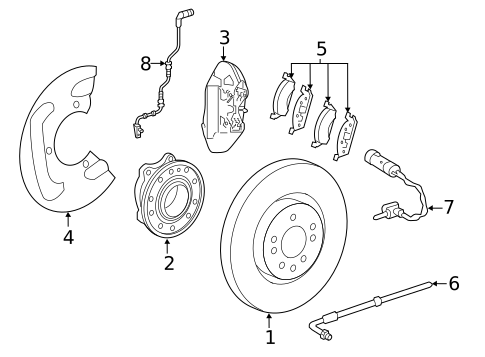 Anti-Lock Brakes for 2021 Mercedes-Benz GLC43 AMG #2