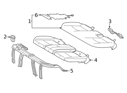 Rear Seat Components for 2022 Toyota RAV4 #2