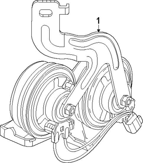 Horn for 2023 Chevrolet Colorado #0