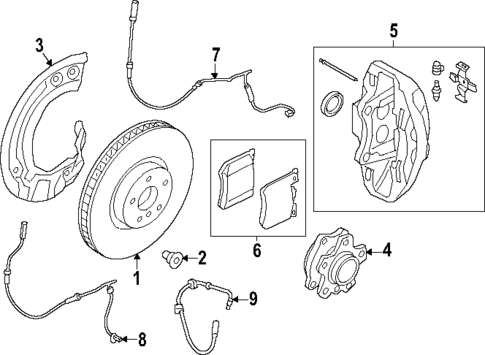 Front Brakes for 2025 BMW 750e xDrive #0