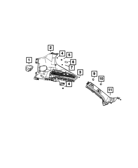 Panels - Moldings - Scuff Plates, Pillar, Cowl, 1/4 Panel Trim and Cargo Covers for 2026 Dodge Charger Daytona #2