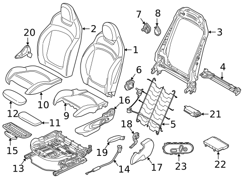 Power Seats for 2020 Mini Cooper Countryman #0