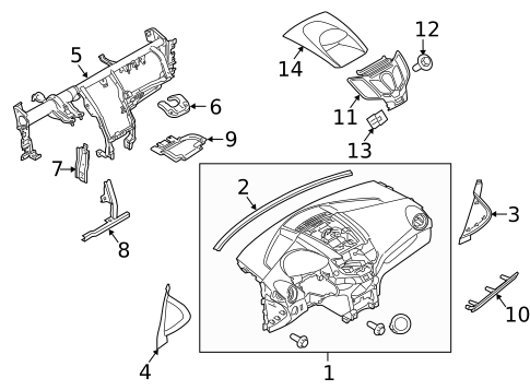 Instrument Panel for 2015 Ford Fiesta #0