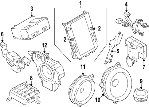 Navigation System for 2025 Subaru Forester #0