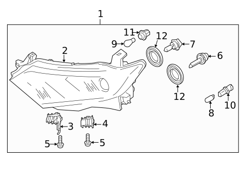 Bulbs - Chassis for 2015 Nissan Quest #0