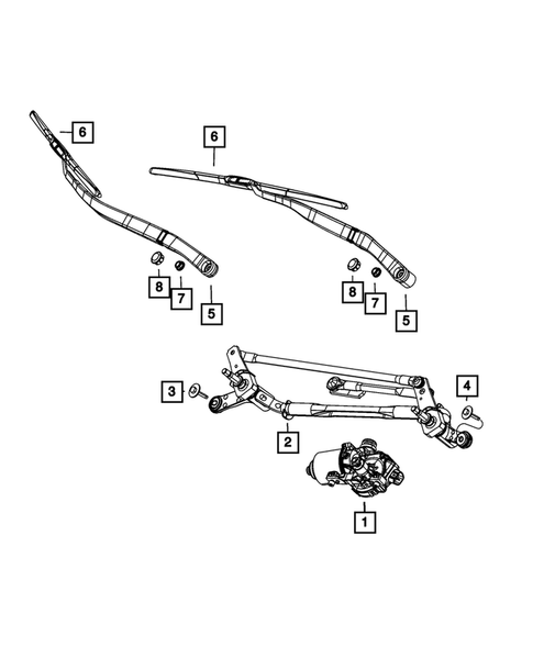 Wiper and Washer System for 2014 Dodge Dart #0