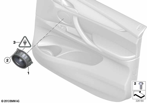 Single Parts Loudspeaker for 2019 BMW X6 M50iX #7