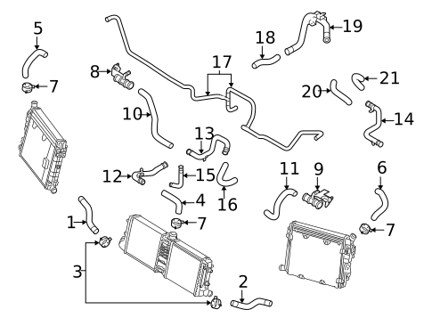 Hoses & Pipes for 2015 Audi R8 #1