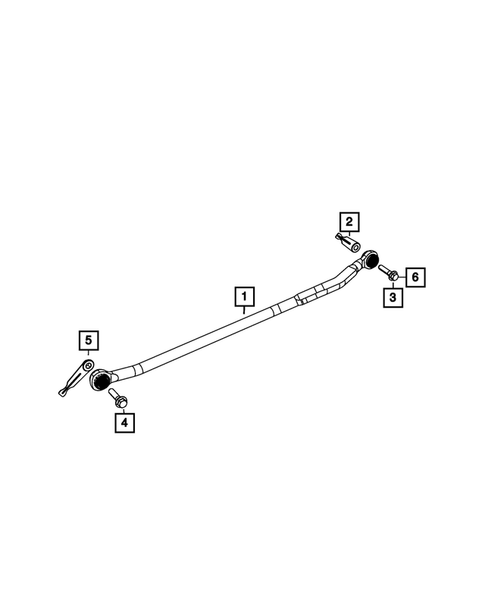 Front Stabilizer Bar for 2014 Ram 2500 #3