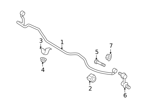 Stabilizer Bar & Components for 2014 Subaru Tribeca #0