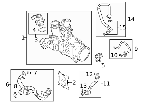 Turbocharger & Components for 2019 Volkswagen Beetle #1