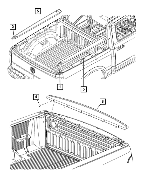 Pick-up Box and Fuel Filler Door for 2014 Ram 2500 #6